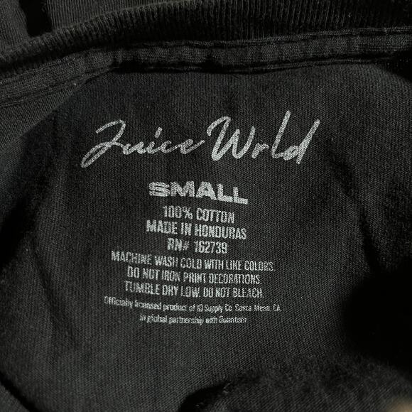 Juice Wrld Legends Never‎ Die Shirt Mens Small Black Graphic Travis Scott Rap - Picture 4 of 6